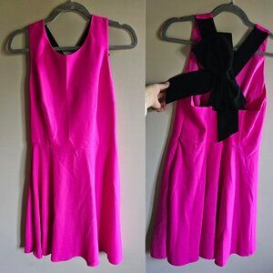 Cece Hot Pink and Black cocktail dress sz 10